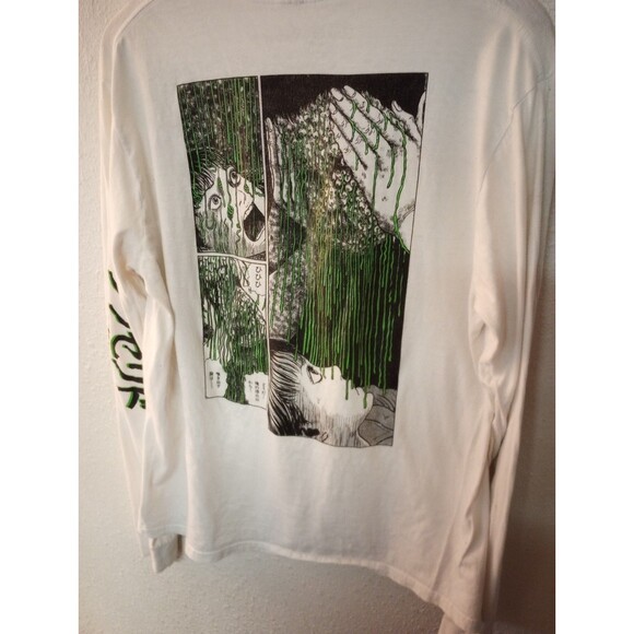 Junji Ito Green Drip Long Sleeve Shirt Manga Anime Size Large Limited Release - Picture 11 of 11